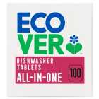 Ecover All in One Dishwasher Tablets XL 100 per pack