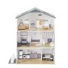 Liberty House Toys Contemporary Dolls House with 18 Accessories