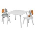 Liberty House Toys Cat and Dog Table and Chairs Set