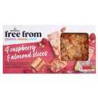 Morrisons Free From Fruity Almond Slices 4 per pack