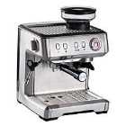 Ariete AR1313 Metal Espresso Coffee Maker With Grinder - Stainless Steel