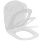 Ideal Standard Tesi White D-shaped Slim Soft close Toilet seat