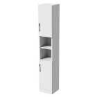 Wickes White Gloss Tall Tower Storage Unit - 1800 x 300mm