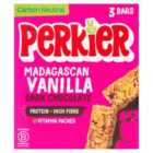 Perkier Madagascan Vanilla & Dark Chocolate Bars 3 x 37g
