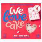 We Love Cake Rip Roaring Raspberry Ripple Slices 4 per pack