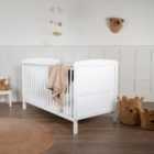 Juliet Cot Bed with CuddleCo Lullaby Foam Mattress White