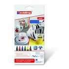 Edding Porcelain Brush Pens Assorted Colours 6 per pack