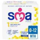 SMA PRO First Infant Milk From Birth Starter Pack 6 x 70ml