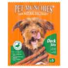 Pet Munchies 100% Natural Duck Stix Dog Treats 50g