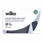 Wilko Antiviral Mobile Device Wipes