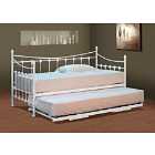 SleepOn Emerson Single Day Bed With Trundle White