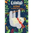 Grandad Sloth Birthday Card