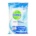 Dettol Big & Strong Antibacterial Bathroom Wipes - 25 Pack