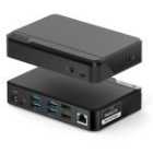 ALOGIC Universal Twin HD Docking Station with USB-C & USB-A Compatibility - Dual Display