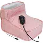 Aidapt Heated Dual Speed Soft Massaging Foot Boot - Pink
