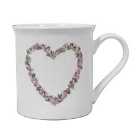 Floral Heart Mug