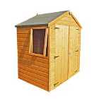 Shire Bute 6ft x 4ft Wooden Apex Garden Shed