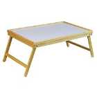 Aidapt Folding Adjustable Wooden Bed Tray - Natural