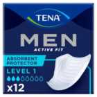 Tena for Men Incontinence Absorbent Protector Level 1 12 per pack
