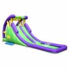 Happy Hop Inflatable Double Water Slide
