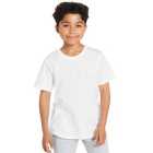 M&S Cotton T-Shirts, 2 Pack, 4-14 Years, White