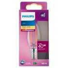 Philips LED Candle Warm White E 14 4W, each