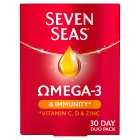Seven Seas Omega-3 & Immunity Capsules, 30s