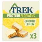 TREK Smooth Lemon Protein Flapjacks Multipack, 3x50g