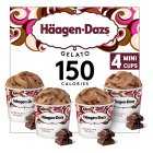 Häagen-Dazs Chocolate Drizzle Gelato Ice Cream, 4x95ml