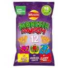 Walkers Monster Munch Crisps Variety Multipack Snacks, 12x20g