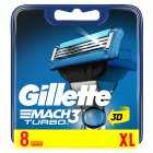 Gillette Mach3 Turbo Blades, 8s