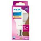 Philips LED Warm White B22 5.5W, each