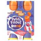 Petits Filous Strawberry Drinking Kids Yogurts, 4x100g