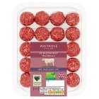 Waitrose 20 Native Breed Reduced Fat Beef Meatballs, 300g