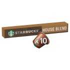 Starbucks House Blend by Nespresso Coffee Pods 10s, 57g
