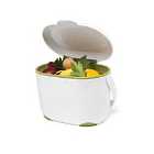 Addis Compost Caddy - White and Green