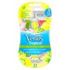 Venus Tropical Disposable Razors, 3s