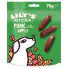 Lily's Kitchen Dog Meaty Treats Cracking Pork and Apple Sausages 70g