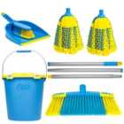 Flash Floor Clean Kit - With Mighty Mop & Flash Mop Bucket