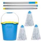 Flash Duo Mop With Refills and Mop Bucket