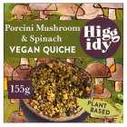 Higgidy Porcini Mushroom & Spinach Quiche, 155g