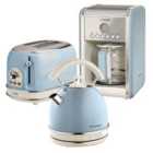 Ariete ARPK15 2-Slice Toaster/Dome Kettle/Coffee Maker Blue