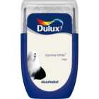 Dulux Jasmine White Matt Emulsion Paint Tester Pot 30ml