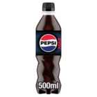 Pepsi Max No Sugar Cola Bottle 500ml