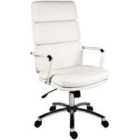 Teknik Deco Faux Leather Executive Office Chair - White