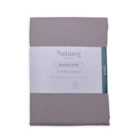 Nutmeg Home Easy Care Cotton Grey King Fitted Sheet