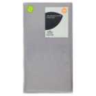 Morrisons Brushed Cotton Grey Fitted Sheet Single