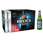 Beck's Blue Alcohol-Free Beer Bottles 24 x 275ml