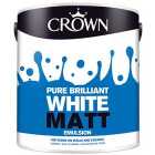 Crown Pure Brilliant White Matt Emulsion 2.5L
