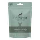 The Innocent Hound Dog Treats, Venison Sausages with Chopped Apple 7 per pack